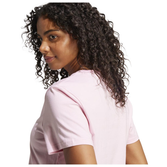 Adidas Γυναικεία κοντομάνικη μπλούζα Tech Illustrate Graphic Loose Fit Cropped Tee